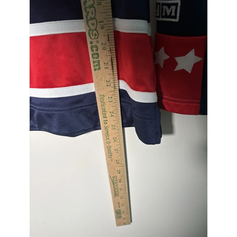 VTG Columbus Blue Jackets CCM Jersey Womens XS For Her NHL Hockey Navy Blue Y2K